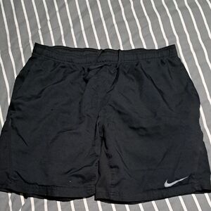 Nike Black Athletic Shorts Lightweight Elastic Waist